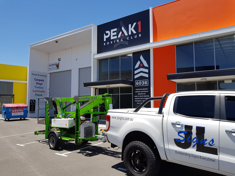 Peak Boxing Premises Signage | Butler, Perth, Western Australia