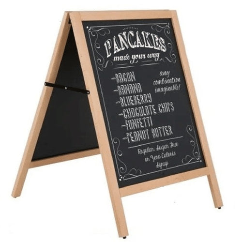 Wooden Chalkboard Blackboard A-frame Sign Perth Joondalup