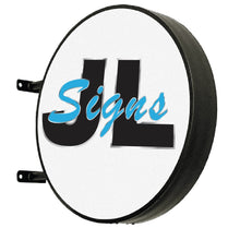 Round Illuminated LED Lightbox Sign 600mm Diameter